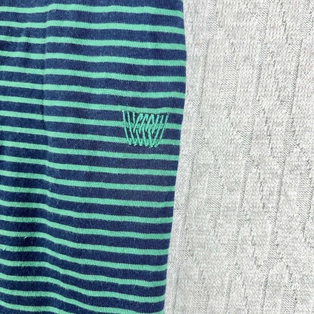 Mack Weldon Striped Polo Shirt Mens Medium‎ Supima Cotton Performance Casual